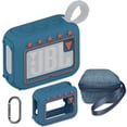 thumbnail image 1 of Accesory JCHPINE Funda de silicona y funda rígida de viaje para altavoz Bluetooth ultraportátil JBL Go 4, 1 of 8