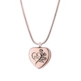 thumbnail image 5 of Rose Gold "Always in My Heart" Cremation Urn Necklace for Ashes Container Cremation Jewelry Memorial Keepsake with FREE Funnel Kit and Velvet Jewelry Box, 5 of 5
