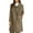 Khaki, variant on YAYUBA Womens Wool Blend Coat Single Breasted Long Trench Coat Elegant Overcoat Long Sleeve Outerwear with Pockets