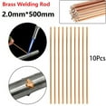 thumbnail image 1 of 10 Pcs 2.0mmx500mm Brass Welding Rod Wire Electrode Soldering Rod, 1 of 5