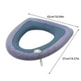 thumbnail image 2 of 1 Pack Disposable Toilet Seat Covers 16x24 Inch Extra Large Individually Wrapped Toilet Seat Shields Travel Accessories for Adults Kids, 2 of 5