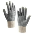 thumbnail image 1 of Guantes de invierno para mujer, guantes térmicos antideslizantes para mensajes de texto con pantalla táctil de punto cálido con forro de lana MFZFUKR 2034344-1, 1 of 8