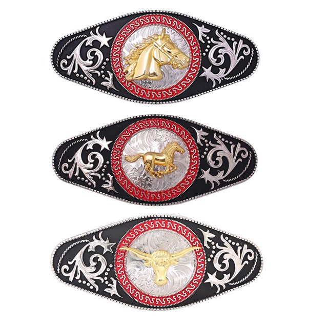 3 piezas de occidental vaquero hebil de cinturón de tribales piezas de abrazadera de cinturón SOLEDAD hebillas de cinturón hombres cool