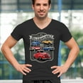 thumbnail image 4 of Ford Still Plays with Trucks V-Neck T-shirt American Classic F100 F150 Pickup Built Tough Vintage Offroad 4x4 Tee, 4 of 7