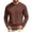 Deep Red, variant on Mfakffe Shirts For Men Long Sleeve Crew Neck Striped T Shirts Casual Daily Basic Tee Top
