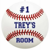 TREY'S Bedroom 14" Round Metal Sign Boys Room Wall Decor Gift 100140030251