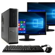 "DELL Optiplex 790 Desktop Computer PC, Intel Quad-Core i5, 2TB HDD, 16GB DDR3 RAM, Windows 10 Home, DVD, WIFI, 22in Monitor, USB Keyboard and Mouse (Used - Like New)"