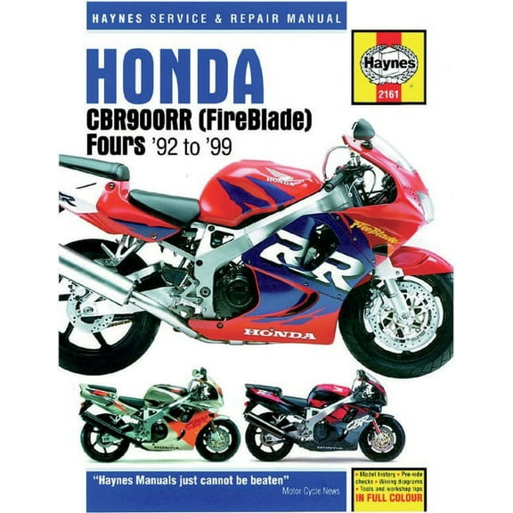 Haynes Repair/Service Manual '92-99 CBR900RR (Fireblade) (M2161)