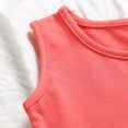 thumbnail image 4 of Agkizg Girls Sleeveless Tank Dresses Crewneck Solid Color Casual A Line Cottons Girl Sundress Dresses, 4 of 5