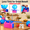 Pink-with Sizer, variant on Pink-with Sizer Electric Balloon Pump Dual Nozzle Inflator for Party Decorations