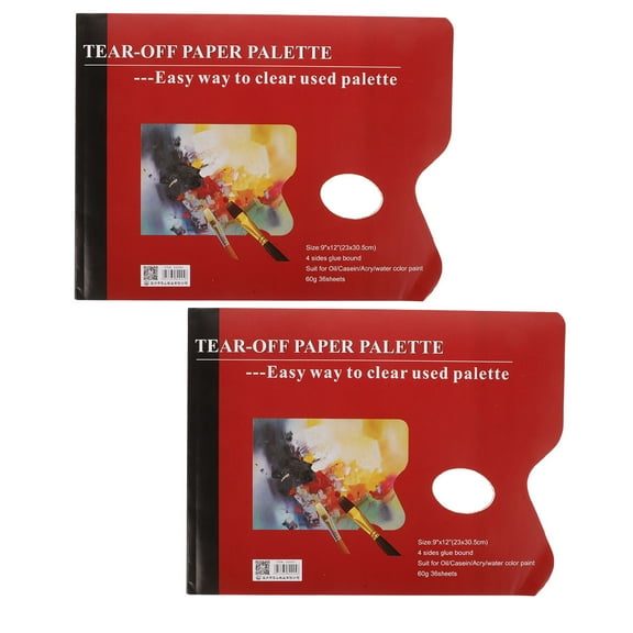 PTOOTP Disposable Painter Sheets, Multi-Color Protective Paper Covers, 2 Pieces for Painting Projects and