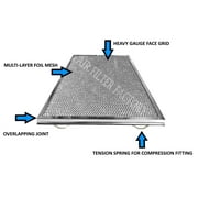 Air Filter Factory Replacement for S99010430-002, 99010430-002, 4512880 Broan Nutone Range Hood Aluminum Grease Filters 2-Pack