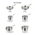thumbnail image 6 of Tramontina Tempo Tri-Ply Base Stainless Steel 10-Piece Cookware Set with Glass Lids, Pots and Pans Kitchen Set, Induction-Ready, Oven-Safe, Dishwasher-Safe, 6 of 10