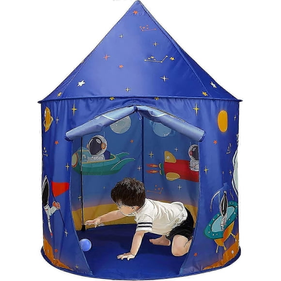 Kids Play Tent Space Themed Indoor Play Children House for Boys and Girls