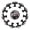 Multicolored 02, variant on 12 Pieces Cute Panda with Flowers Glass Knobs for Dresser Drawers, 1.37 x 1.10 IN Round Kitchen Cabinet Pulls For Home Office Nursery Kids Room