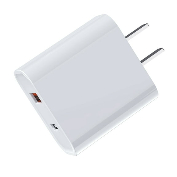 NIFFPD Quick Charge 3.0 Wall Charger,20W PD Wall Charger Adapter Fast Charging Block for iPhone，Samsung, LG, Moto, Android Phones White