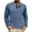 Mens Clothes Blue, variant on Mens Big & Tall Henley Shirt, Long Sleeve Shirts for Men Fall Fashion Loose Fit Solid Color Button Up T-Shirts M-3XL