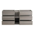 thumbnail image 3 of Fresca Lazzaro 72" Gray Wood Free Standing Double Sink Modern Bathroom Cabinet, 3 of 5