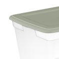 thumbnail image 3 of Sterilite Boîte de Rangement 55L – Vert, 3 of 5