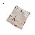 thumbnail image 3 of Cotton Blend Linen Home Storage Travel Use Printing Use Printing Bag Bag with the Drawstring, 3 of 8