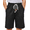 Black, variant on Arshiner Boys Linen Shorts with Elastic Waist Breathable Summer Beach Shorts for Kids