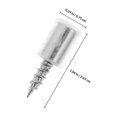 thumbnail image 2 of DEEPCRAFF 100Pcs Metal Shelf Support Nails with Rubber Sleeve Self Tapping Screw for Furniture Cabinets, 2 of 6