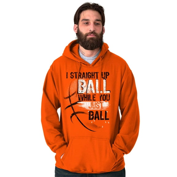 Straight Up Ball Basketball Hoodie Hooded Sweatshirt Men Brisco Brands S