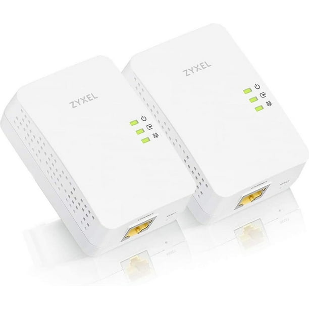 Zyxel 1300 Mbps MIMO Powerline Gigabit Ethernet Adaptor Pack of 2 