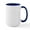 White/Navy Inside, variant on CafePress - Beethoven Ode To Joy Mug - 15 oz Ceramic Large White Novelty Mug