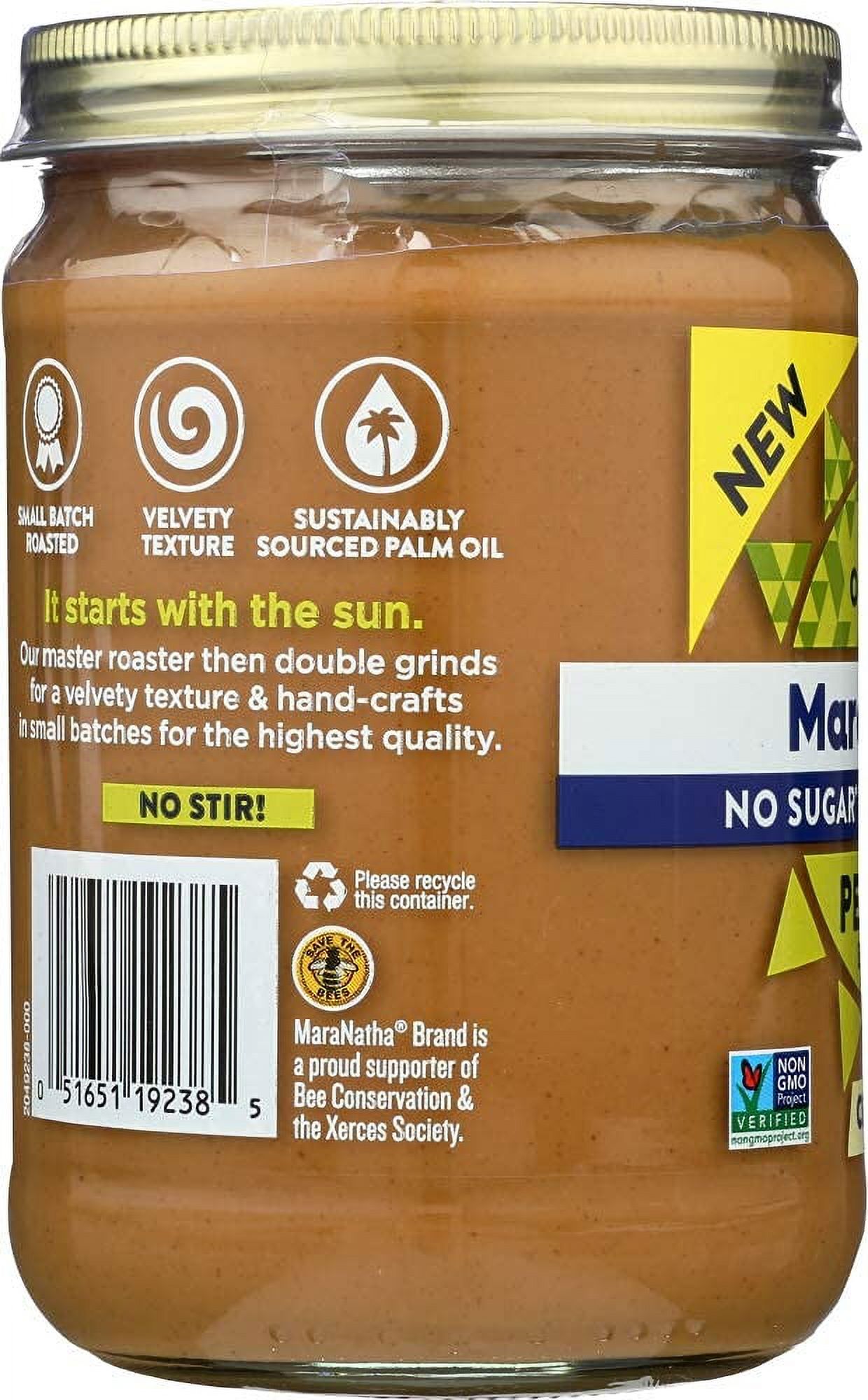 MaraNatha Organic Peanut Butter Creamy 16 oz Pack of 3