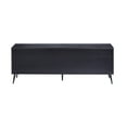 thumbnail image 5 of Simple Relax 2 Doors and 4 Open Compartments TV Stand with Metal Legs in Black Finish, 5 of 5