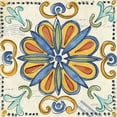 thumbnail image 2 of Tavoletti, Anne 20x20 White Modern Wood Framed Museum Art Print Titled - Tuscan Sun Tiles IV Talavera, 2 of 4