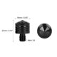 thumbnail image 3 of 2Uds 8mm Motocicleta Espejo Orificio Tapones Inverso Tornillo Negro Universal, 3 of 7