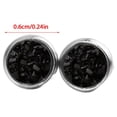 thumbnail image 4 of yingyy 1 Paire de Boucles d'Oreilles Rondes Bijoux Incrustés de Strass Légers pour Fête d'Anniversaire Noir 1Set, 4 of 6