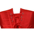 thumbnail image 5 of Corset Top Corset Lingerie For Women Bustier Tops For Women Underbust Corset Tops For Women Red XS, 5 of 5