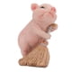 thumbnail image 4 of Figuritas Figura De Cerdo Tamaño En Miniatura Resina Duradera De Primera Diseño De Barrido De Piso Figura De Cerdito De Estilo Campestre, 4 of 7