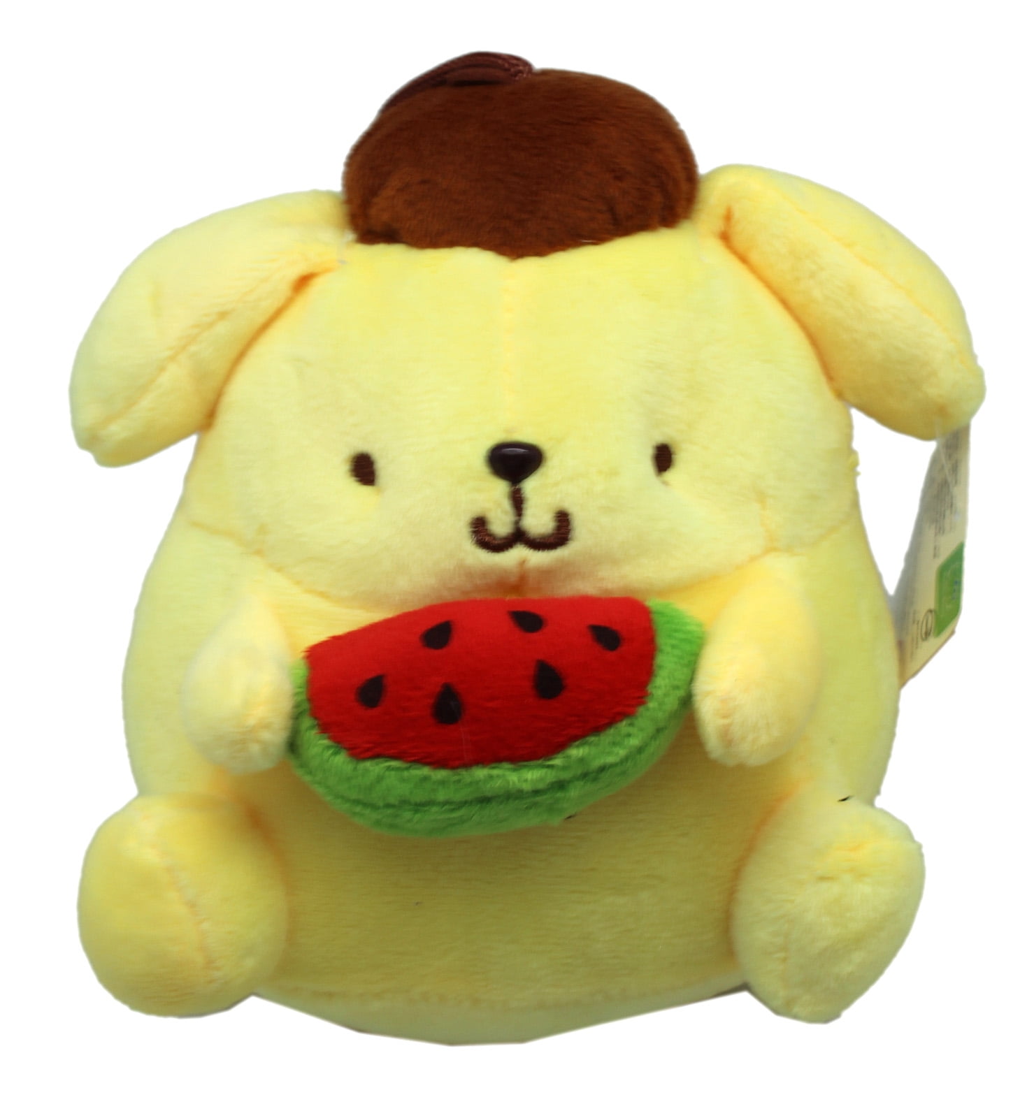 Sanrio's Pompompurin Eating Watermelon Small Size Plush Toy - Walmart.com - Walmart.com