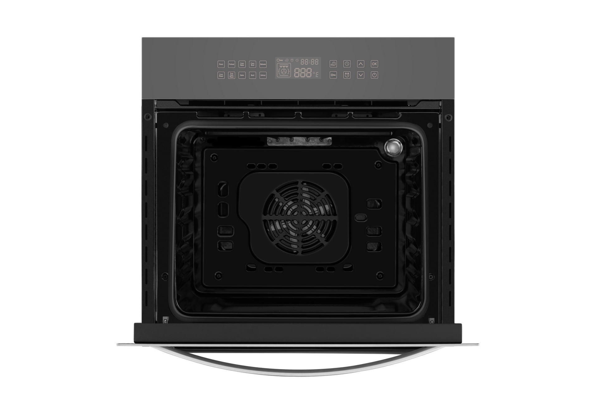 Empava 24 In. Electric Built-in Convection Wall Oven with LED Display Touch in Stainless Steel