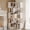 White, variant on Corner Bookshelf, 62.6" Tall 6-Tier L-Shaped Bookcase with Baffle, Freestanding Metal Wood Shelf for Home Office