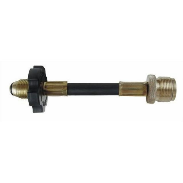 Marshall Excelsior Propane Hose MER407-144 1/4 Inch Inside Diameter High Pressure Adapter Hose; With Thermal Protection; 144 Inch Length; Thermoplastic And Brass