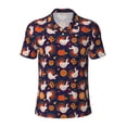 thumbnail image 2 of Daiia Turkey And Thanksgiving Pattern Men’s Polo Shirts,Solid Deck Shirt,Classic Fit, Breathable Cotton Polo for Casual and Sport Wear-Medium, 2 of 7