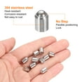 thumbnail image 4 of Uxcell 10pcs Ball Point Spring Plunger 4x5mm 304 Stainless Steel No Step Ball Plunger, 4 of 5
