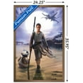 thumbnail image 3 of Star Wars: The Force Awakens - Rey Wall Poster, 22.375" x 34", Framed, 3 of 3