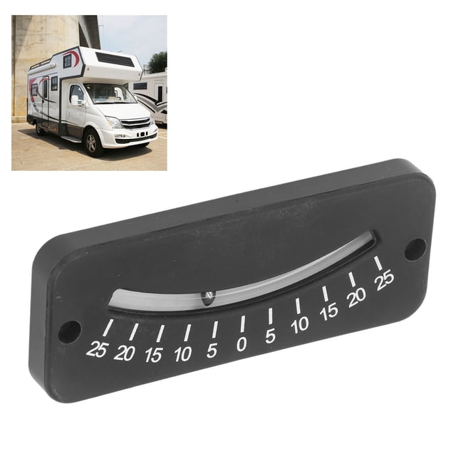 Micro Angle Inclinometer, -25 To 25 Degree Slope Indicator Accurate Reading For RV Travel Trailer Leveling