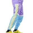 thumbnail image 2 of Mens Color Block Tracksuit Purple Sky Blue, 2 of 5