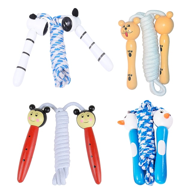 Jump Rope Cute Cartoon Ergonomic Handle Jumping Rope Skipping Rope for Kids