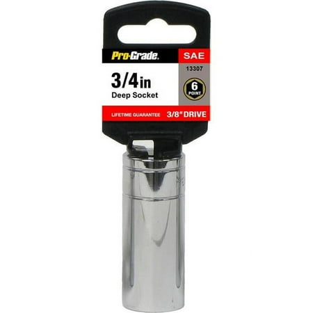 UPC: 0035794133061 | Pro-Grade 13307 0.37 Drive x 0.75 in. 6 Point Deep Socket