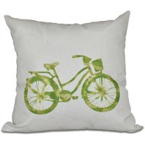 Simply Daisy 16" x 16" Life Cycle Geometric Print Outdoor Pillow