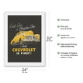 thumbnail image 2 of Chevy - Only One is Number One - Chevrolet Automobile - Vintage Advertising Poster c.1948 - Japanese Unryu Rice Paper Art Print 24 x 32 in, 2 of 4
