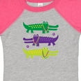 thumbnail image 4 of Inktastic Mardi Gras Holiday Alligators Boys or Girls Baby Bodysuit, 4 of 5